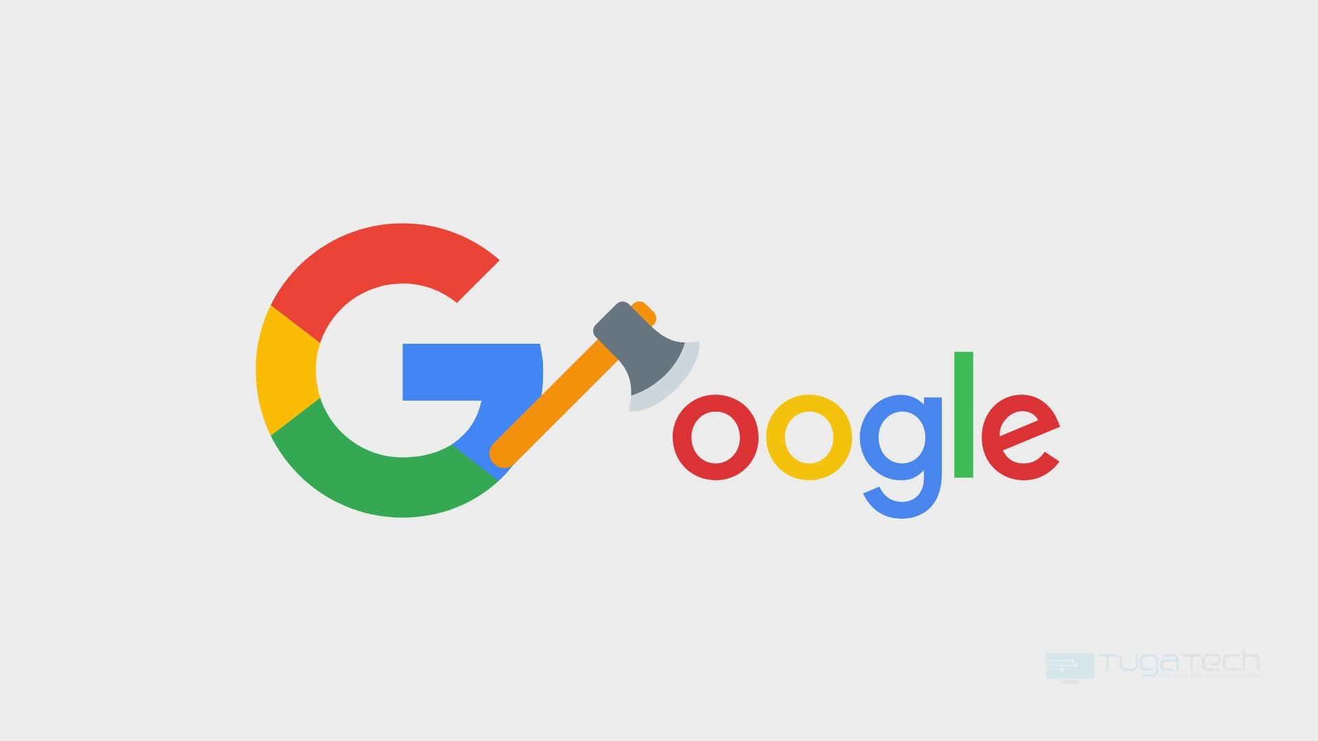Google logo em despedimentos