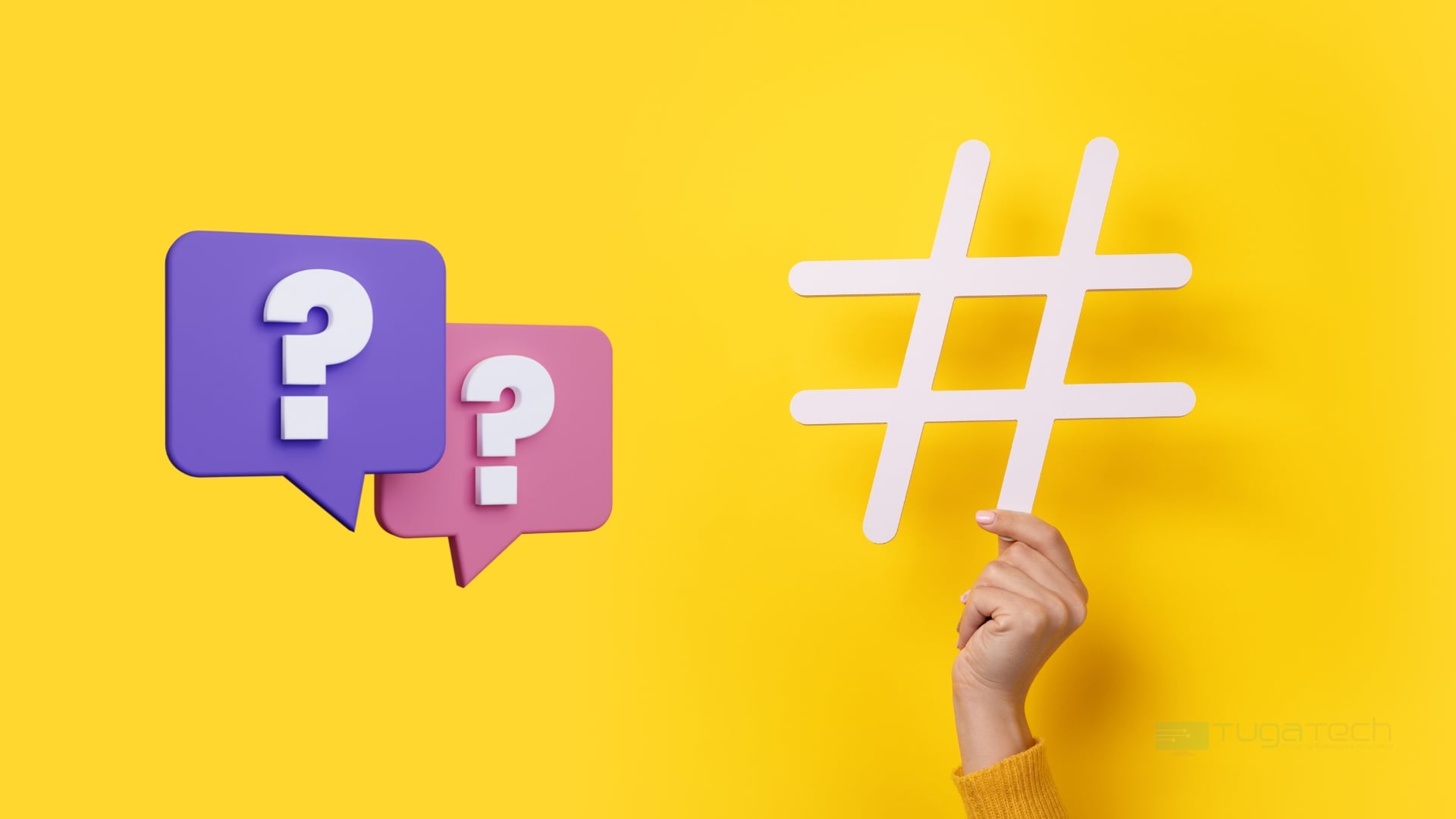 hashtag com questões