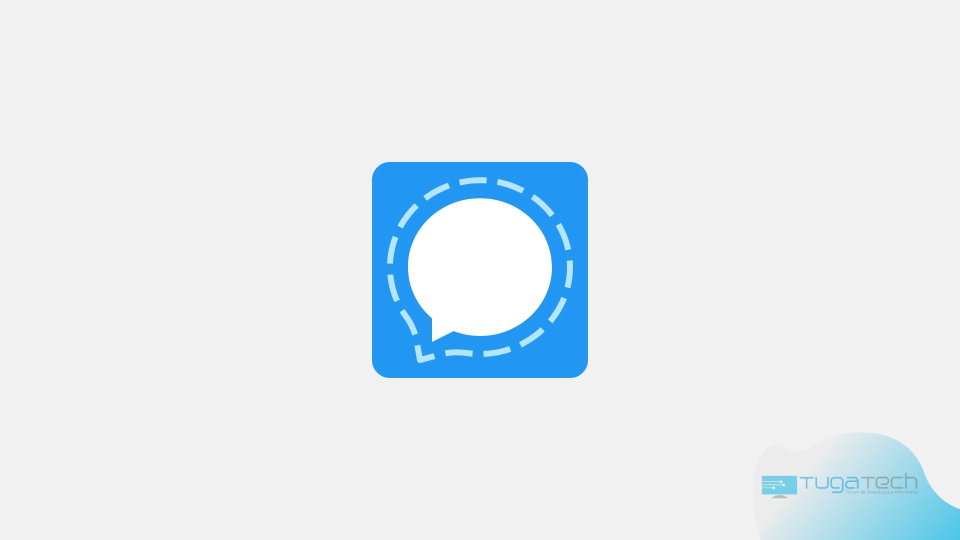 Signal app logo da aplicação
