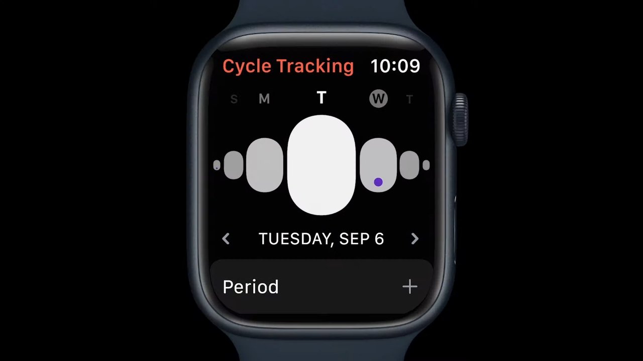 medição do ciclo de menstruação no apple watch