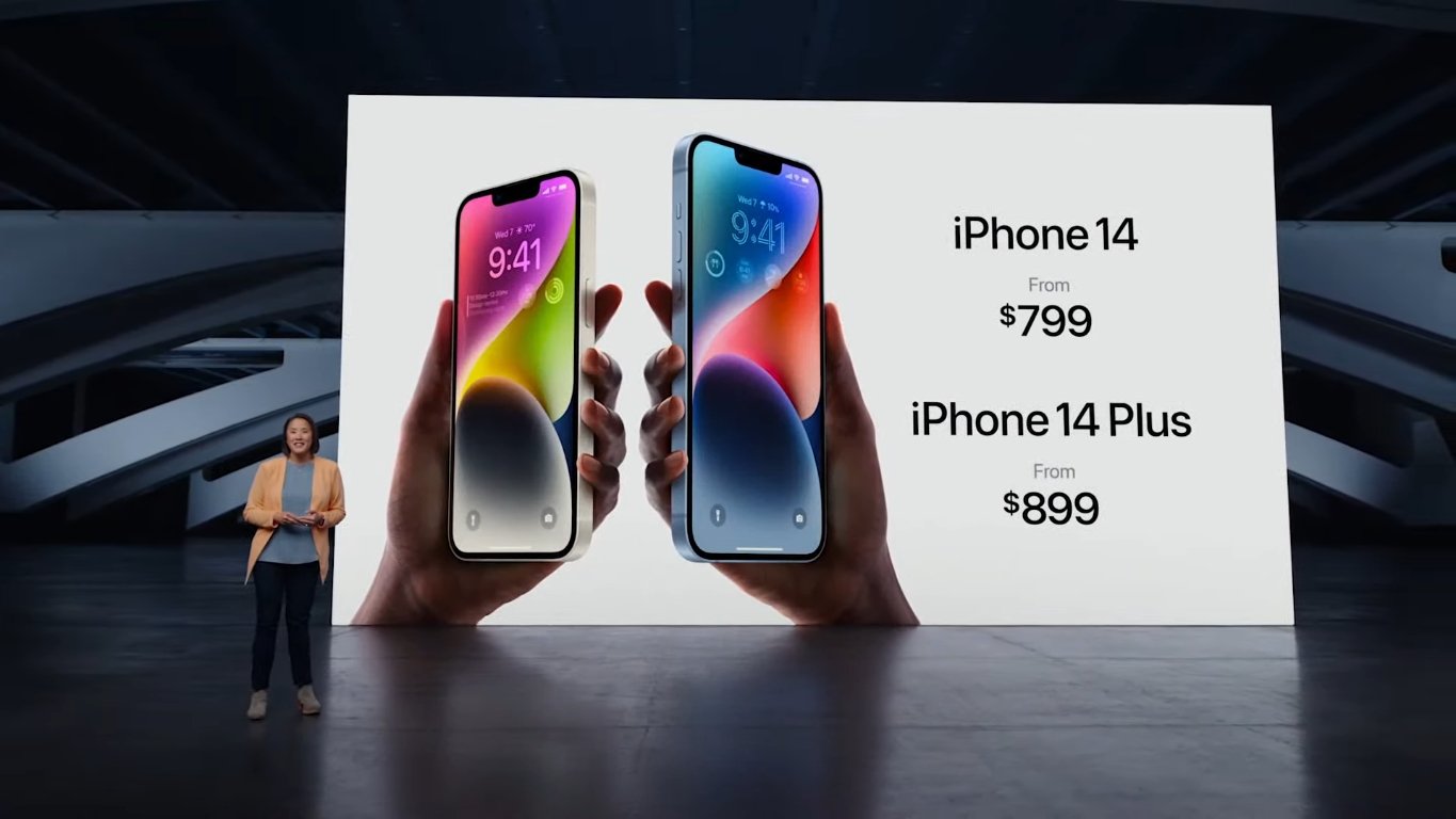 preços do iPhone 14