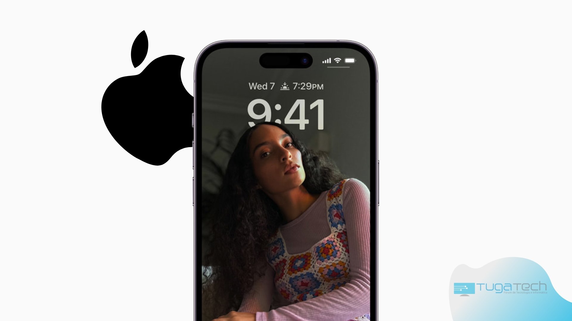 Apple iPhone com o ecrã do iOS 16