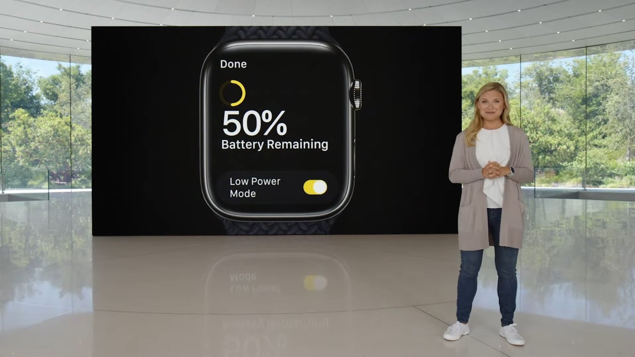 modo poupança energia Apple Watch