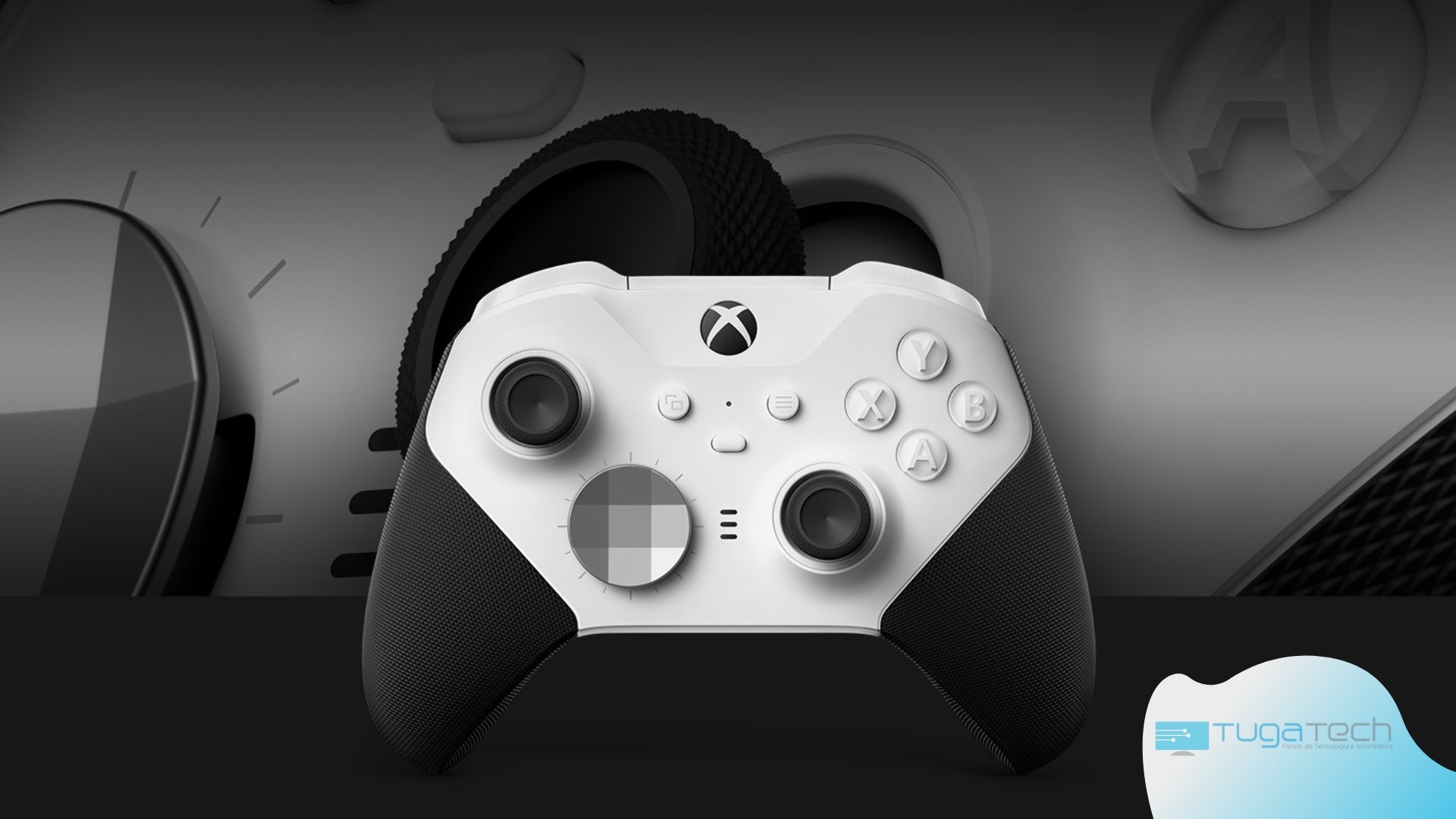 Xbox Elite 2 core comando com imagem de fundo