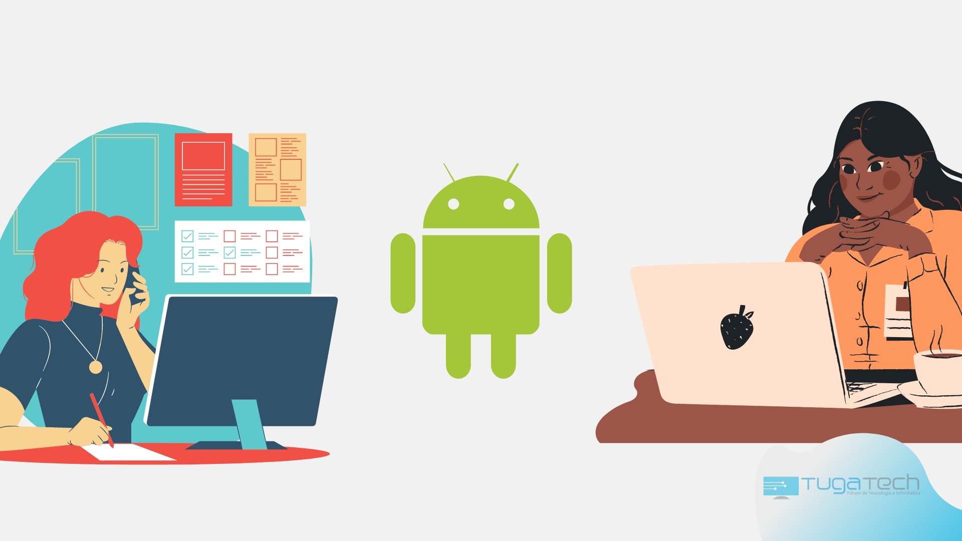 Android sobre dados de trabalho e pessoais