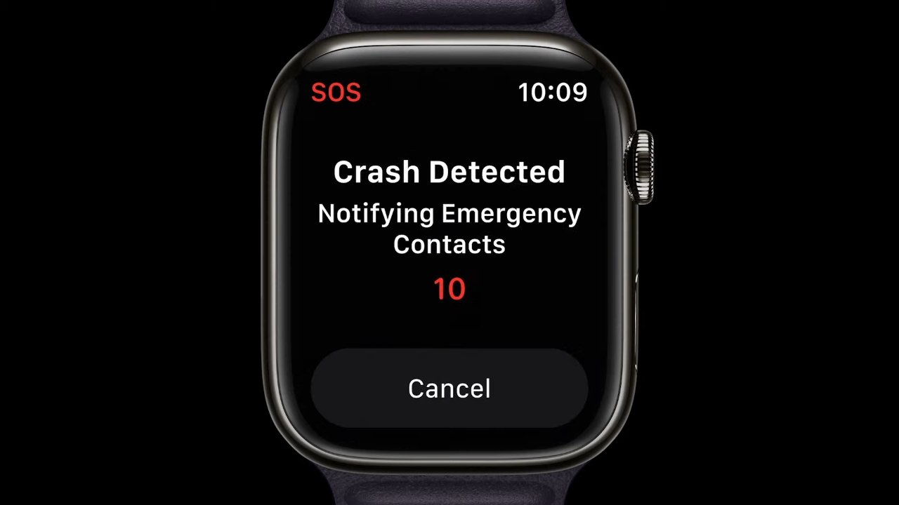 deteção de acidentes do Apple watch