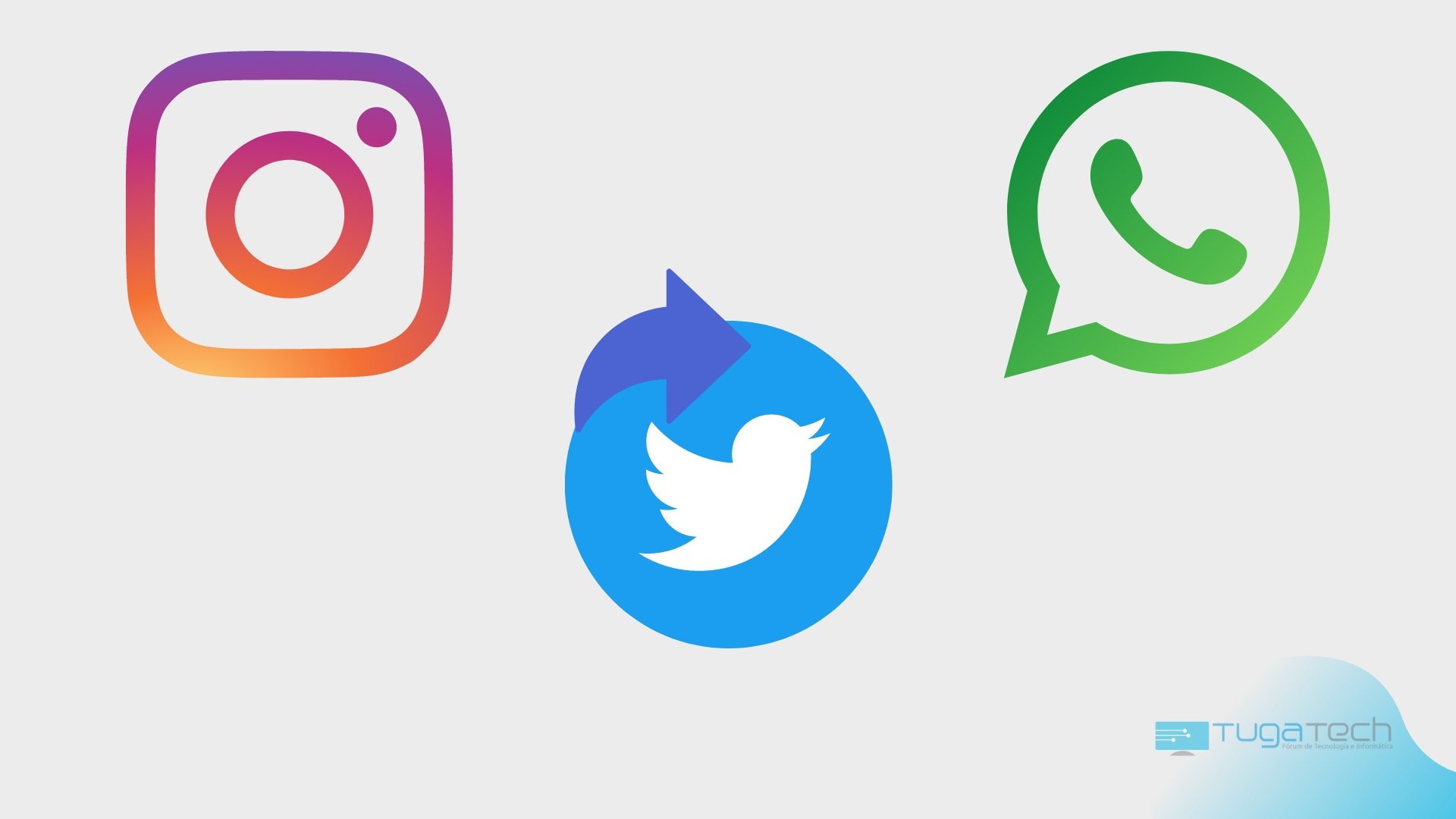 Twitter partilha para o Instagram e WhatsApp