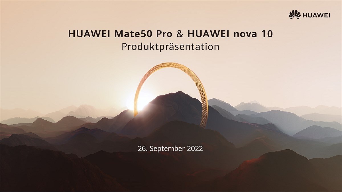convite da Huawei para evento mate 50