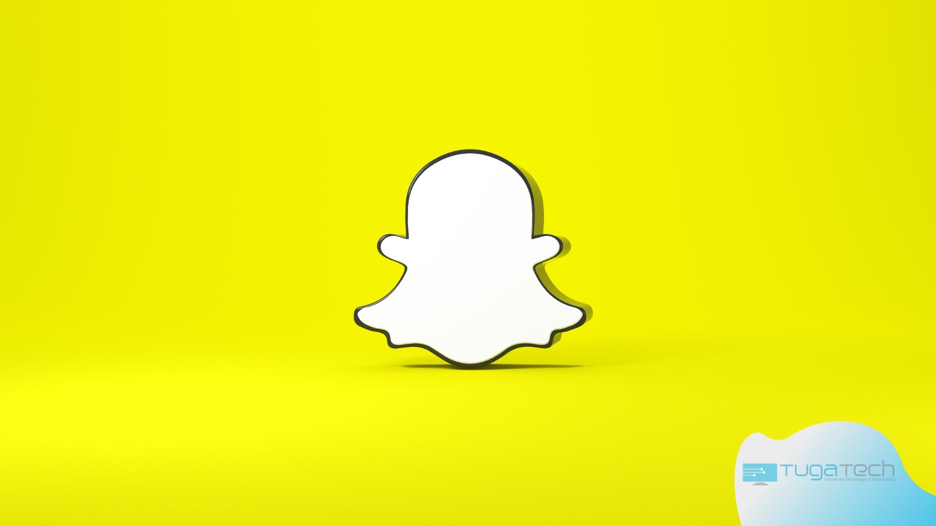 Snapchat logo da aplicação