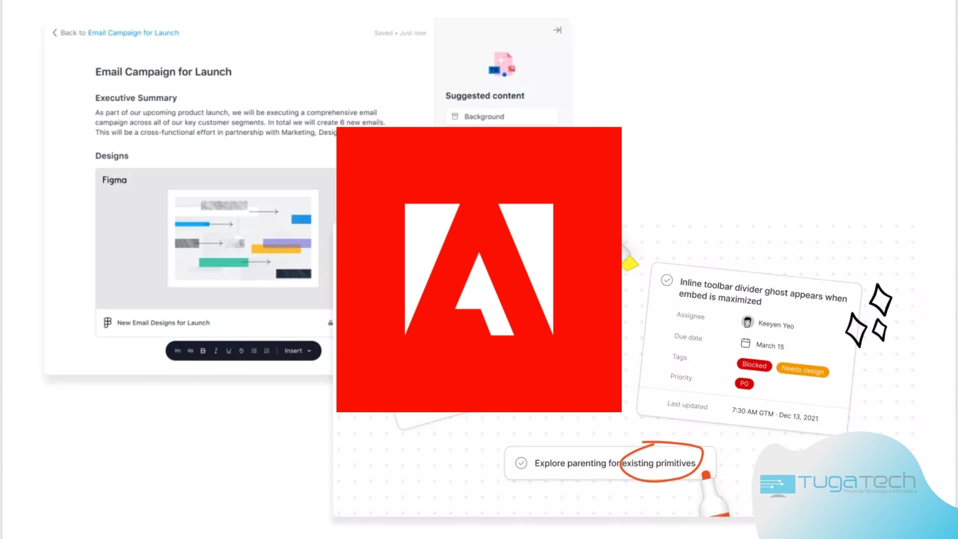 Adobe com o fundo da Figma