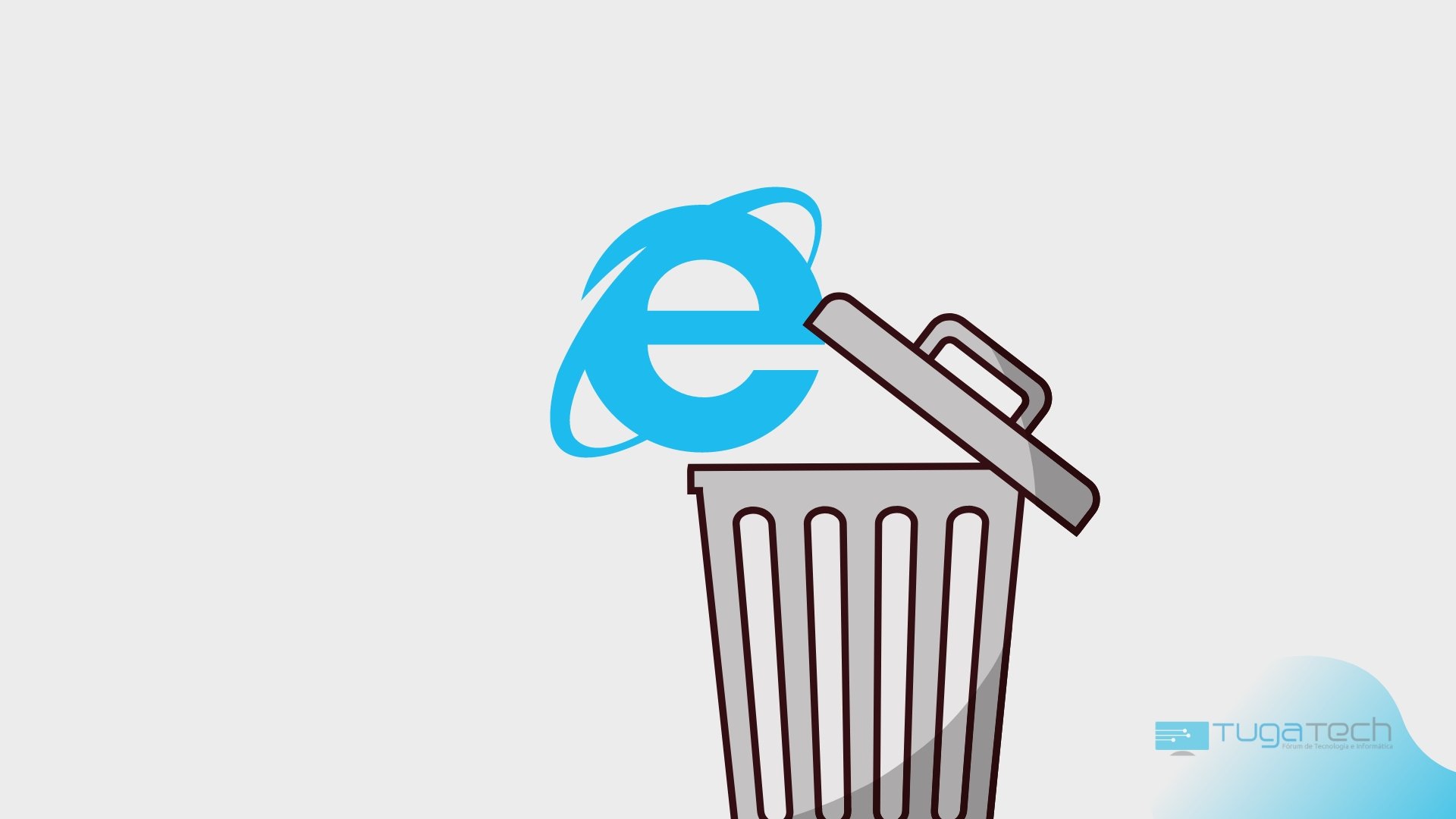 Internet Explorer no Lixo