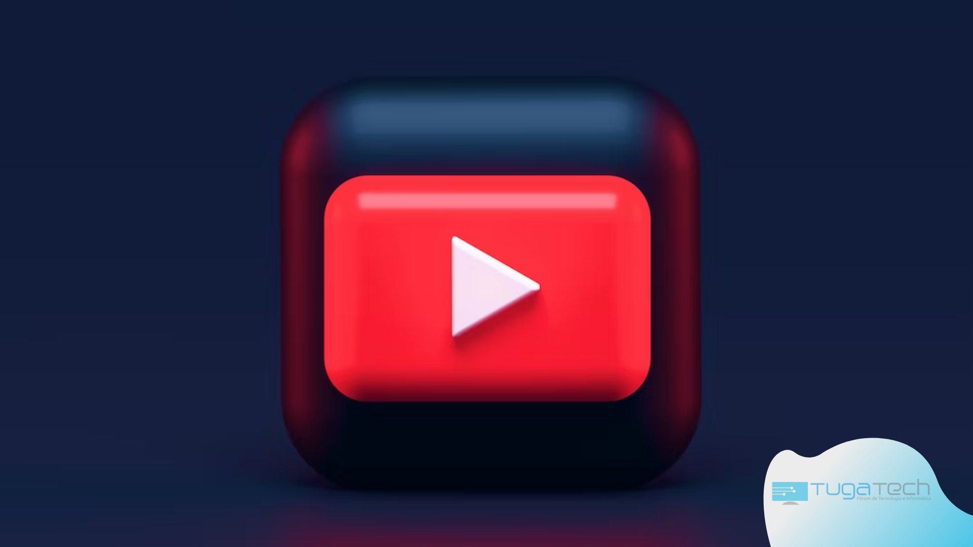 YouTube logo da aplicação