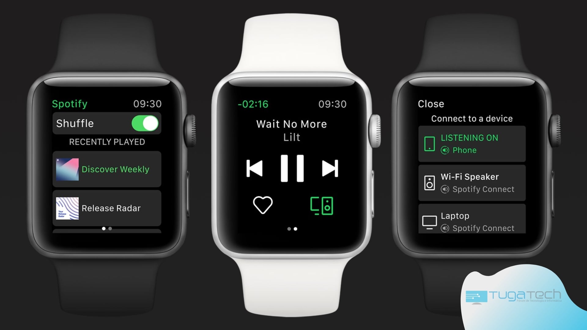 watchOS com Spotify