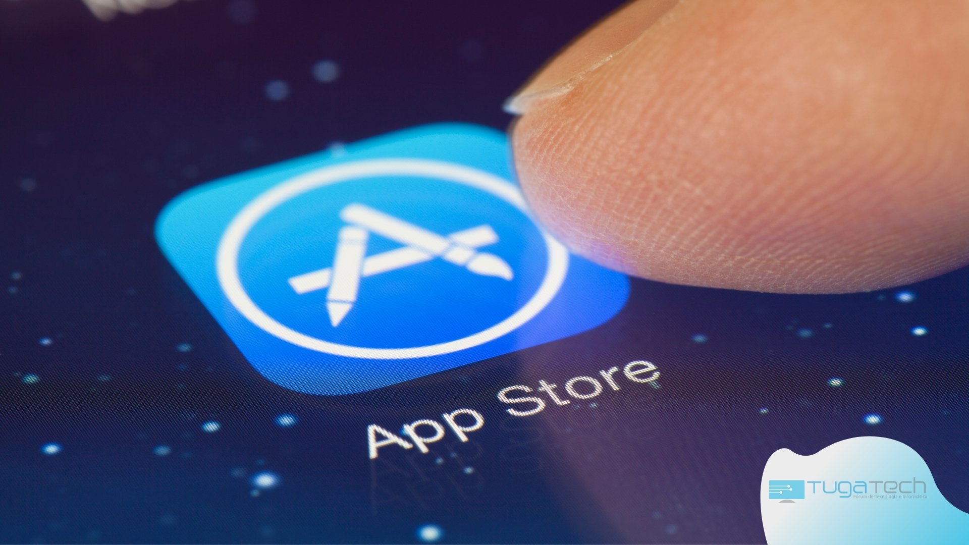 App Store da Apple em tablet