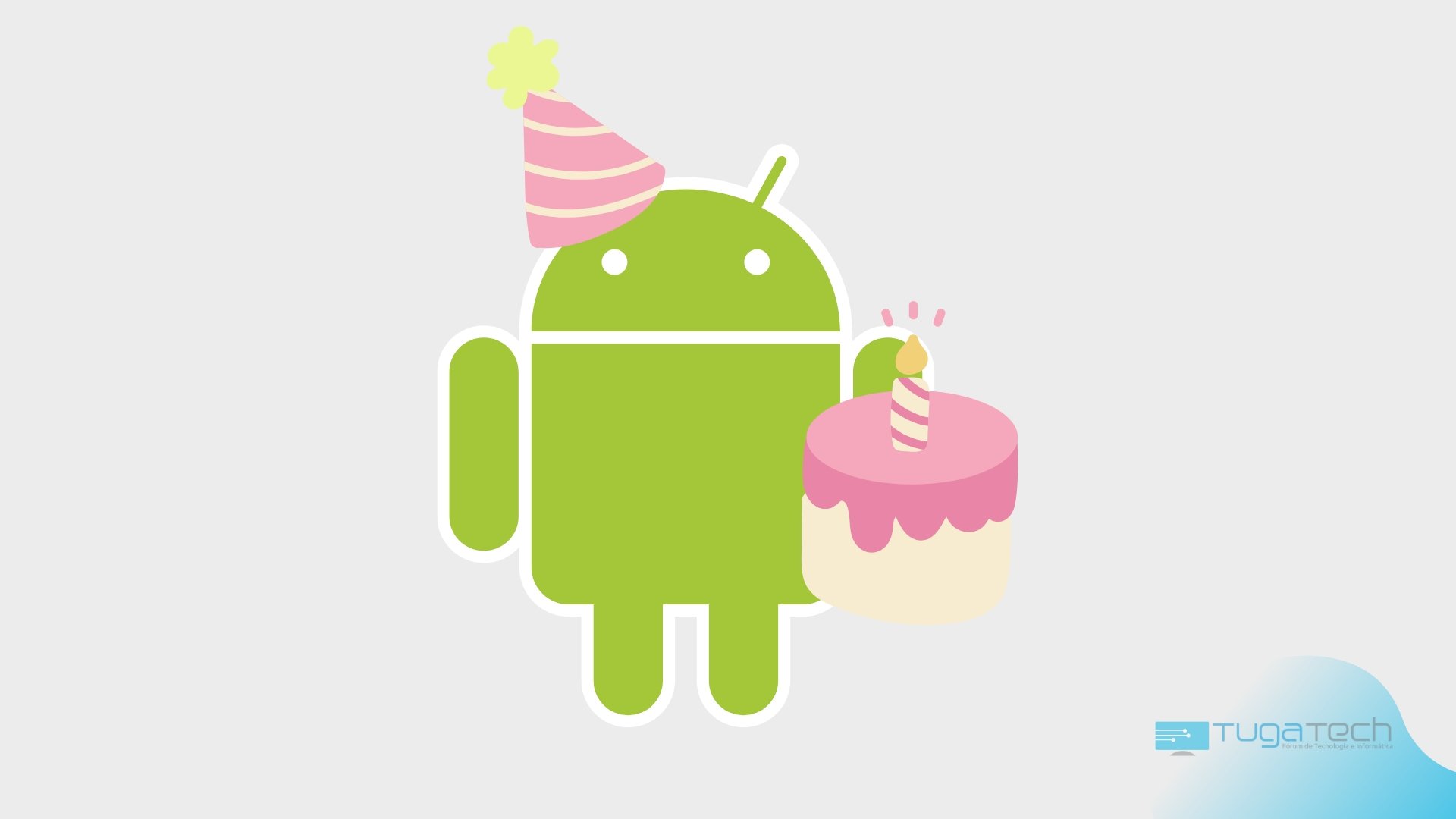 Android em festa de aniversário