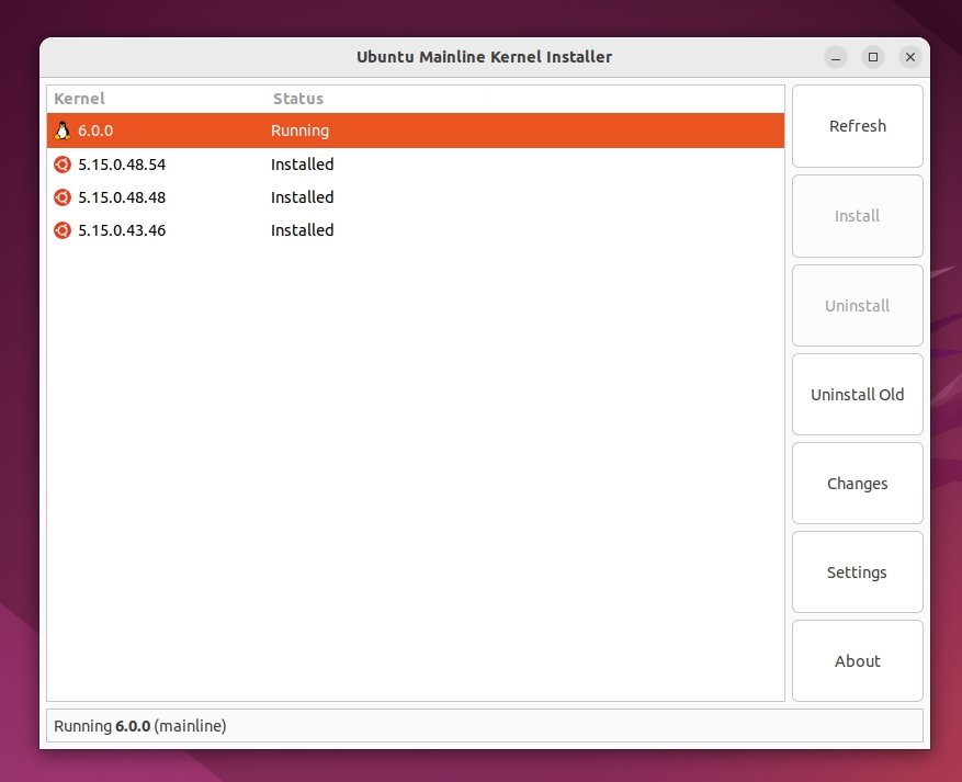 kernel 6.0 no linux ubuntu