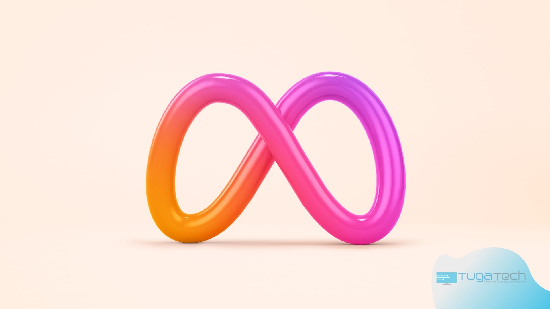 Logo 3D da Meta