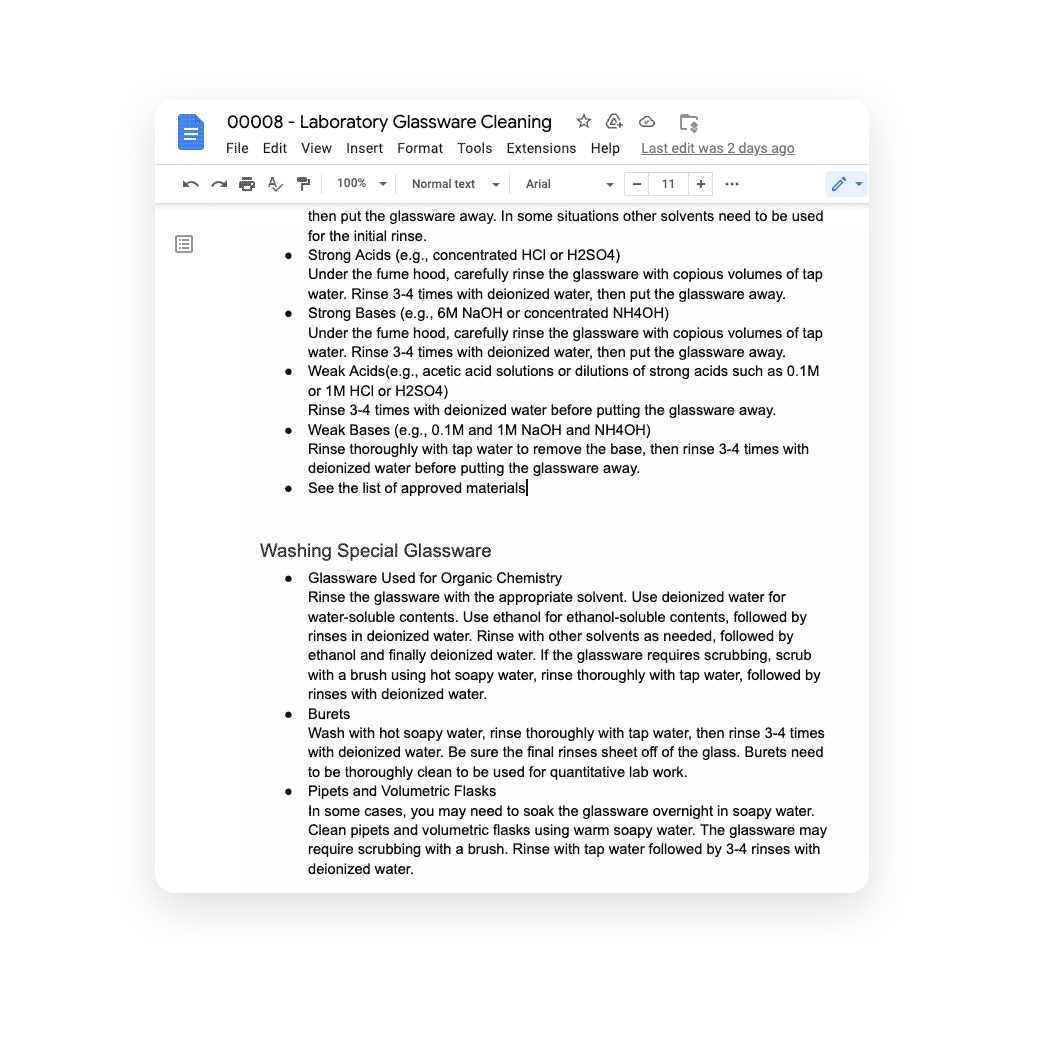 integração do Google Docs com terceiros