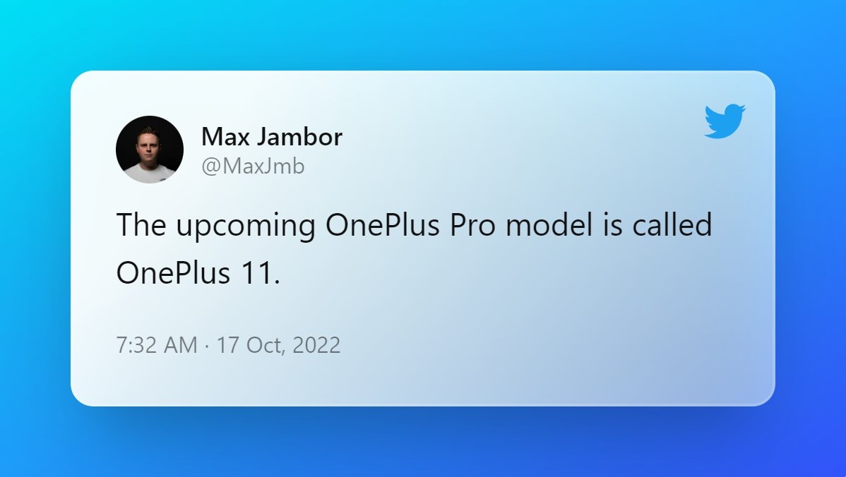 detalhes do rumor sobre OnePlus 11