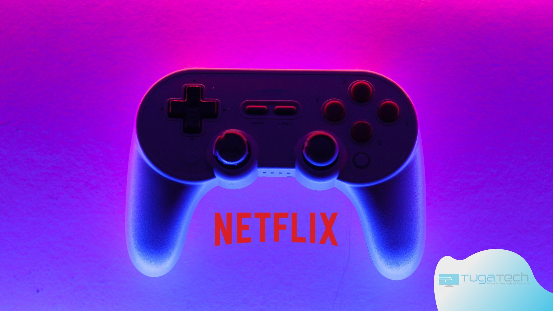 Netflix sobre comando de jogo