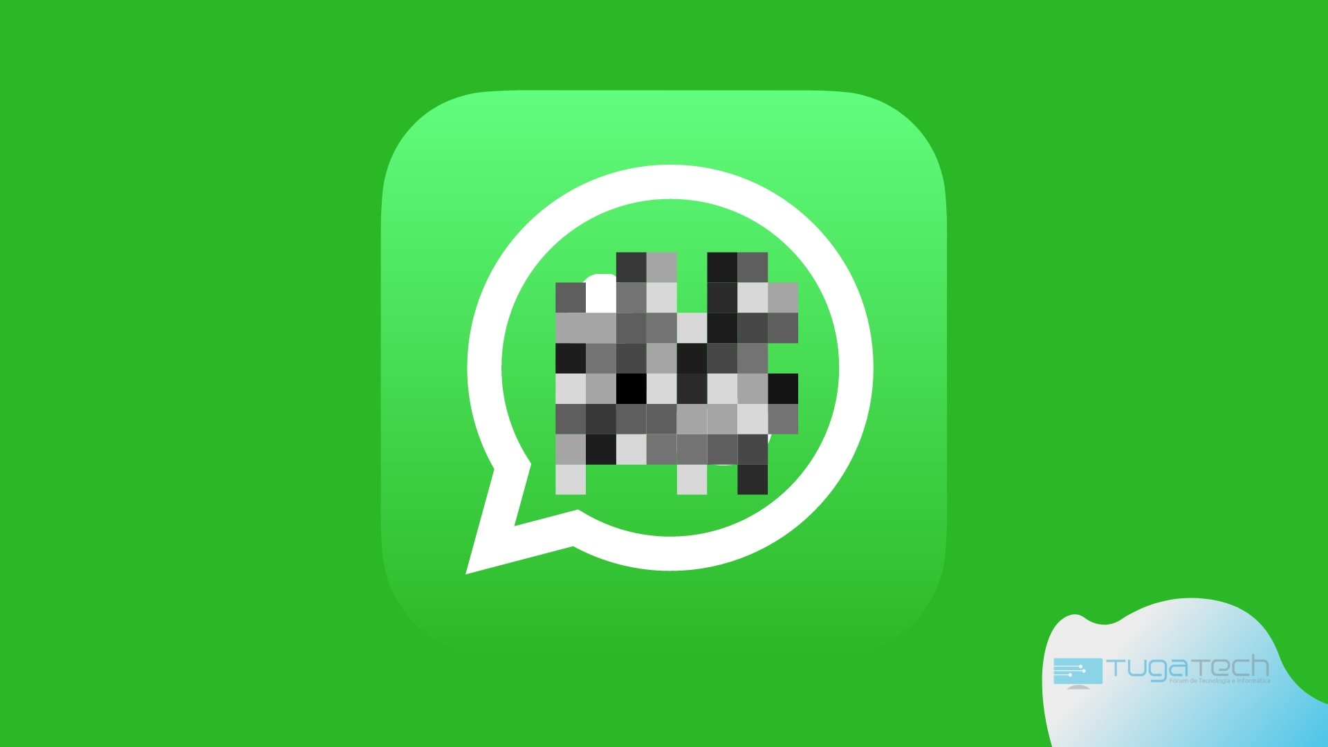 WhatsApp pixelado