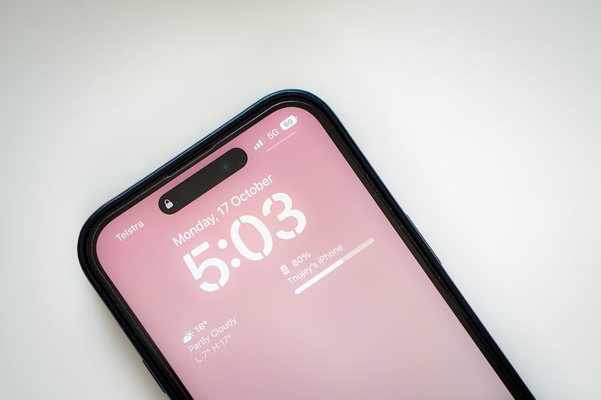 Apple iPhone com o iOS 16
